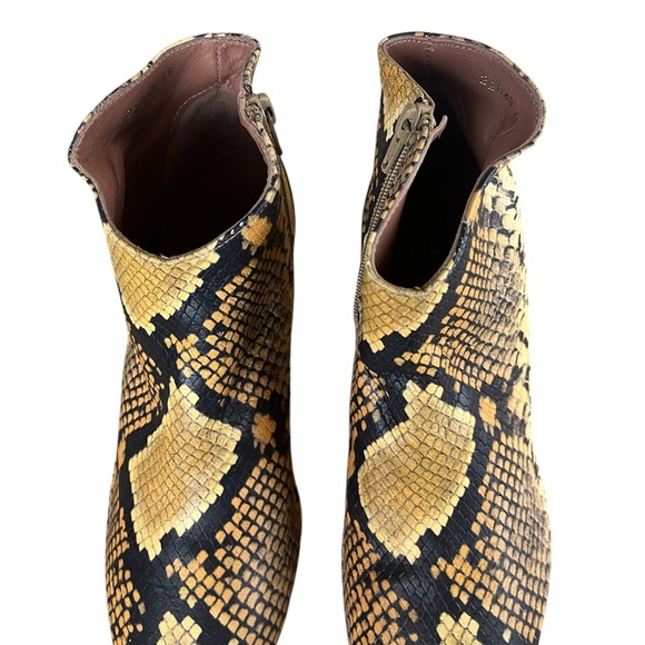 Homers Artisan Isabell Boot Snake Print Leather Size 38 - Picture 4 of 9